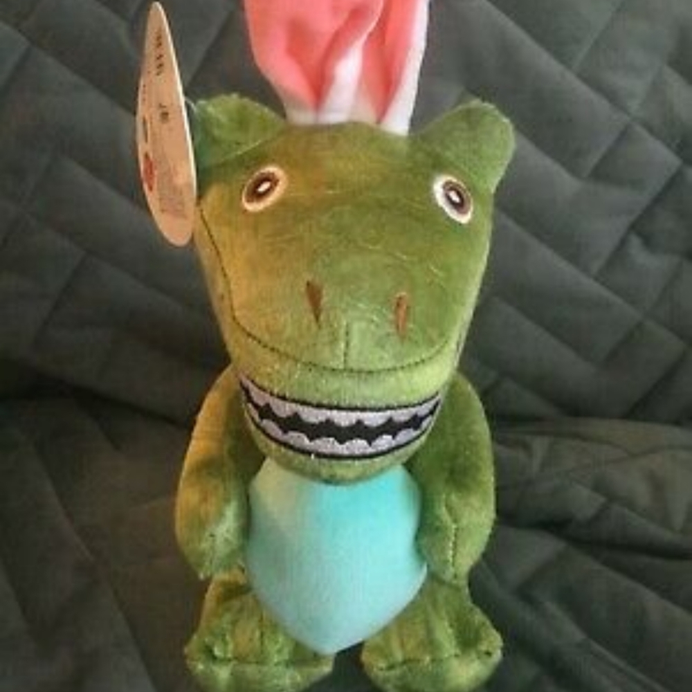 Pet EASTER DINOSAUR DOG TOY SQUEAKS 8" - Picture 2 of 10